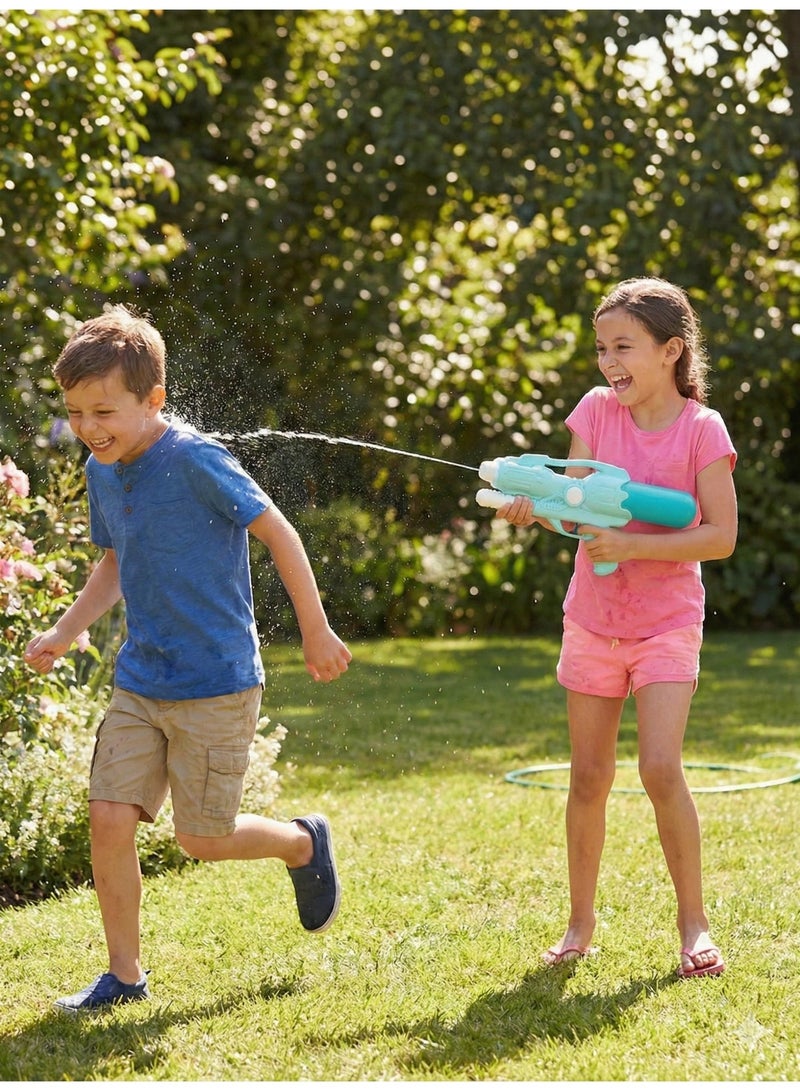 REZZOSS High Pressure Manual Water Gun for Kids & Adults – Continuous Stream Squirt Gun Blaster | No Batteries Needed Pump Action Soaker for Summer Pool Party, Beach & Outdoor Water Fighting | Leak Proof Long Range Spray Toy | Durable Gift for Boys & Girls (Teal) - Image 4