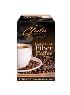 Gluta 12 in 1 Gluta Lipo Gold Series Signature Fiber Coffee - 10 Sachets  - Image 1