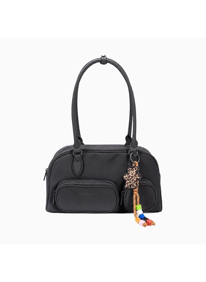 David Jones camila Shoulder bag model cm8239 | Modern cute handbag with external pockets for dates, shopping and work | spacious everyday bag for all women