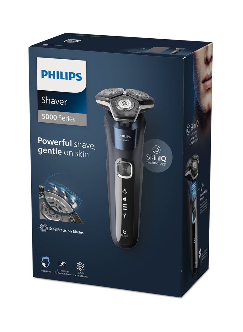 Philips 5000 Series Wet And Dry Electric Shaver With SkinIQ Technology Black - Image 2