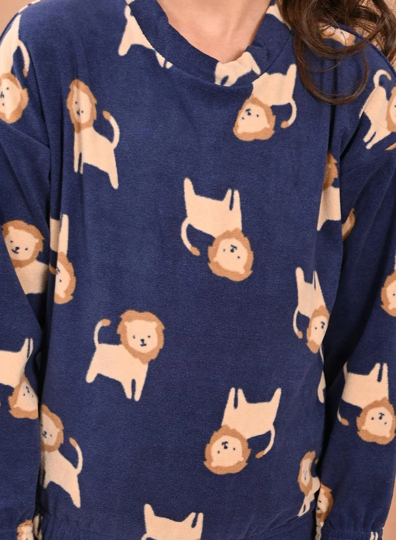 LILPICKS Girls Woolen Co-ord Set