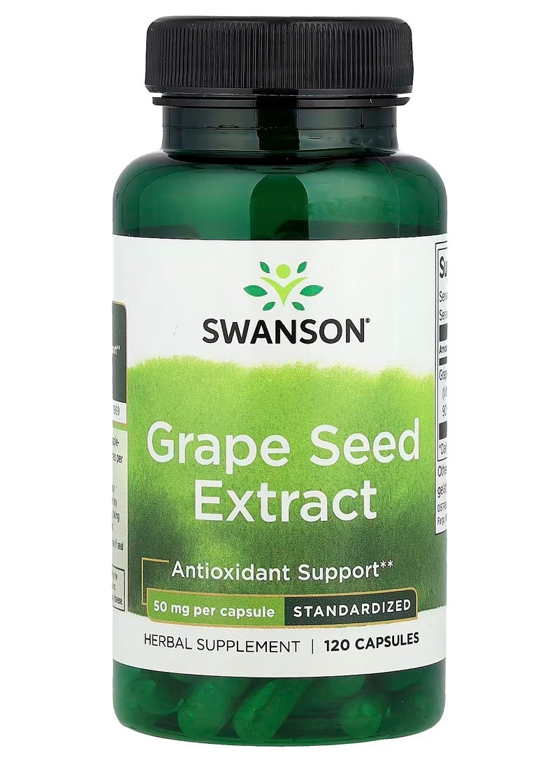 Swanson, Grape Seed Extract, 50 mg, 120 Capsules