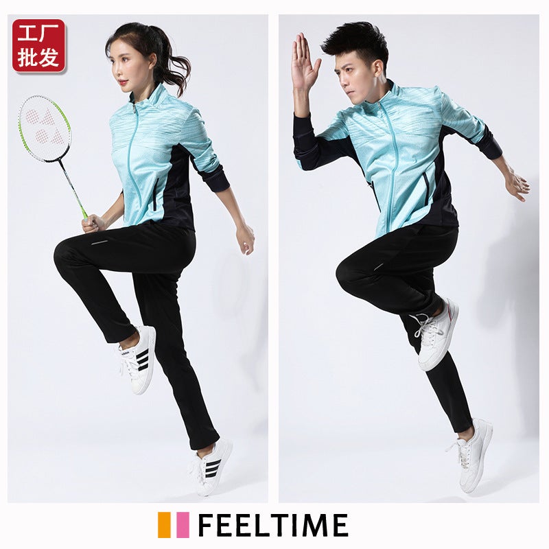 Coach Long Sleeve Badminton Suit Men'S And Women'S Training Jacket Competition Suit Sports Outfit Korean Jersey - Image 3