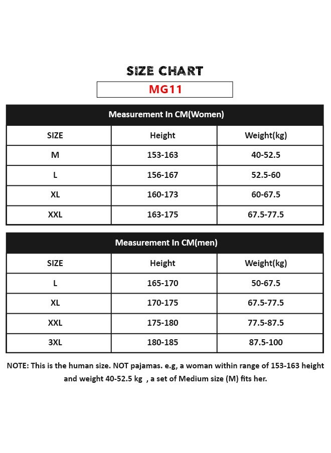 MARGOUN Plaid Pajamas Set Polyster Women Men Long Sleeve and Pants with Pockets Sleepwear Loungewear MG11  - Image 2