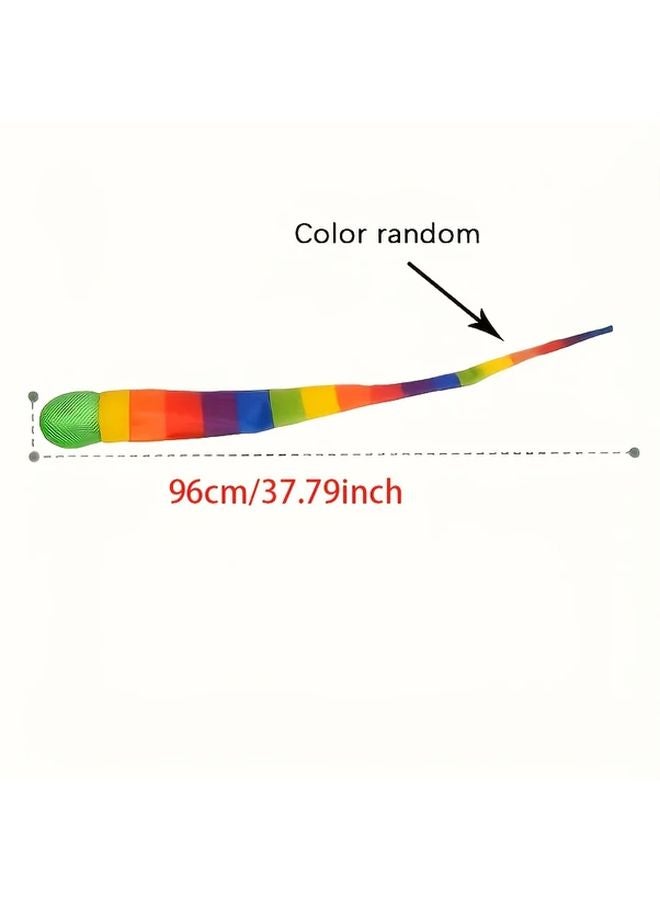 Multicolour Soft Rainbow Tail Comet Ball 23.6 Inch Indoor Outdoor Throwing Game Toy - Image 2