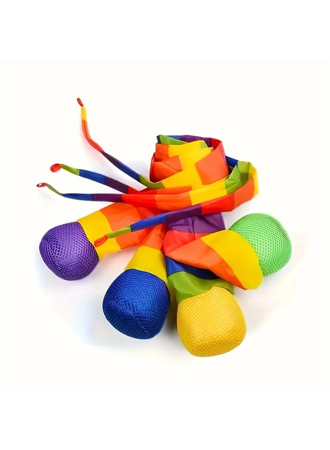 Multicolour Soft Rainbow Tail Comet Ball 23.6 Inch Indoor Outdoor Throwing Game Toy - Image 3
