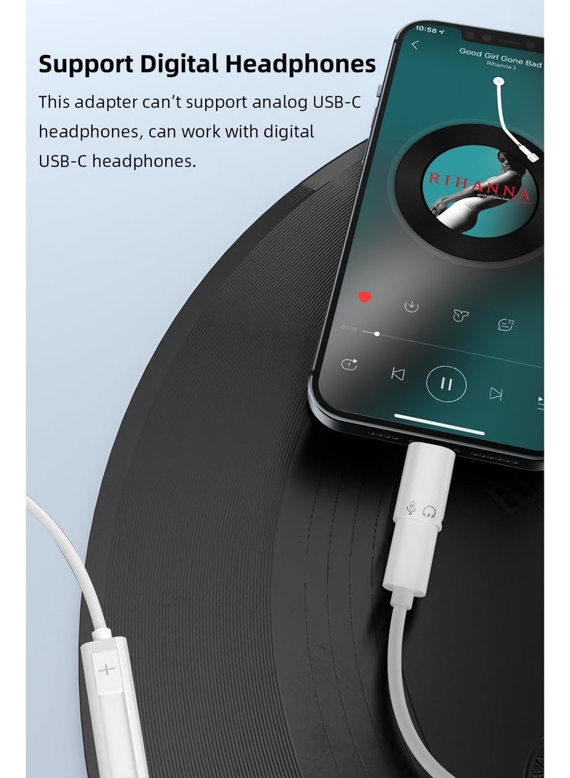 محولين من Lightning إلى USB C – محول OTG من USB C / USB 3.0 أنثى إلى Lightning ذكر لـ iPhone / iPad – يدعم قارئ البطاقات، USB، لوحة المفاتيح، الفأرة - Image 3