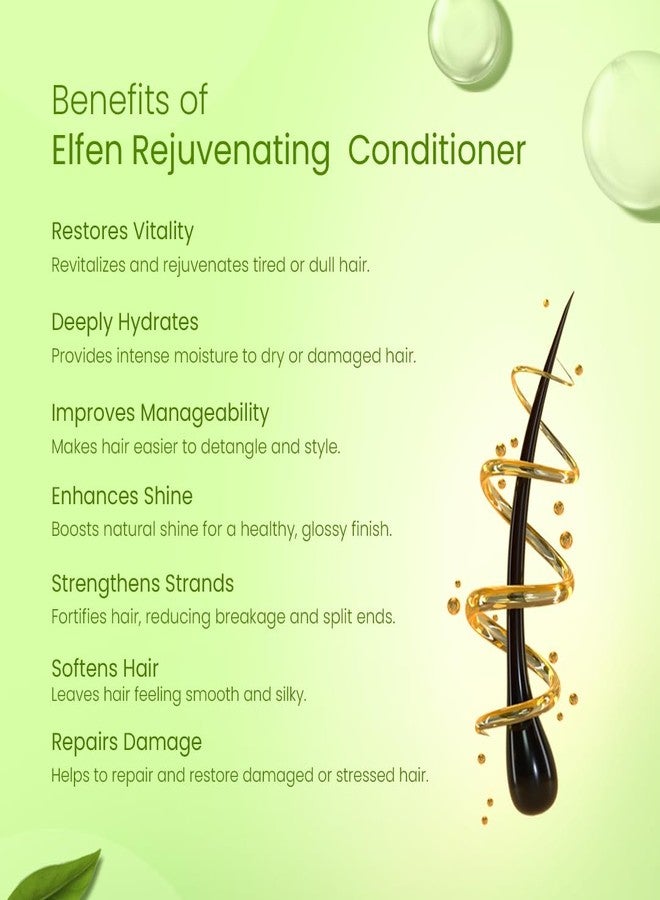 إلفن مجموعة إلفن للعناية المزدوجة مع شامبو وبلسم مُجددين | يعزز نمو الشعر | شعر صحي وقوي - Image 3
