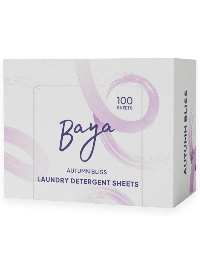 Baya Autumn Bliss Laundry Detergent Sheets 100 Sheets - Image 1