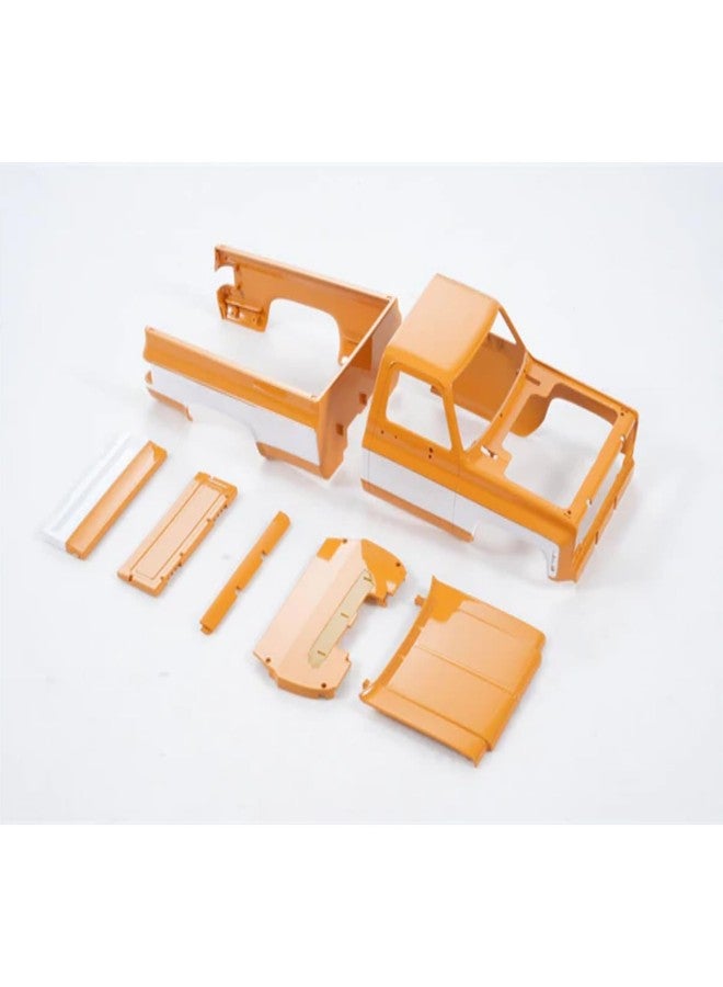 FMS FCX18 Rc Car Parts RC Crawler RC Trucks Parts Replacement Accessory for 1/18 K10: Body Shell Yellow/White