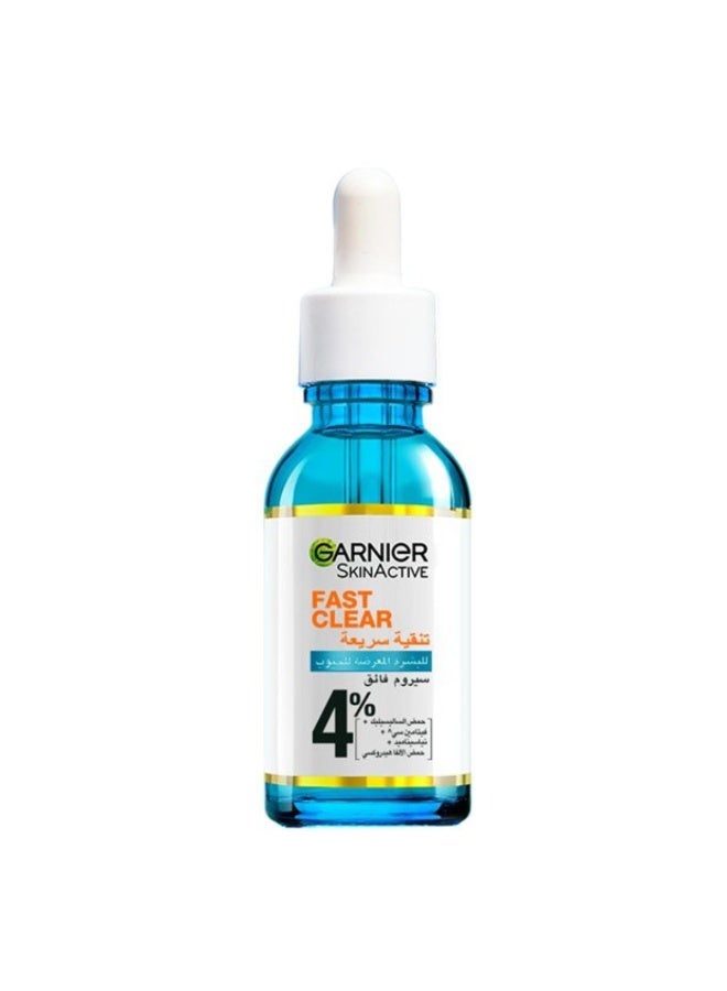 GARNIER FAST CLEAR ACNE PRONE SERUM15ML VITAMIN C