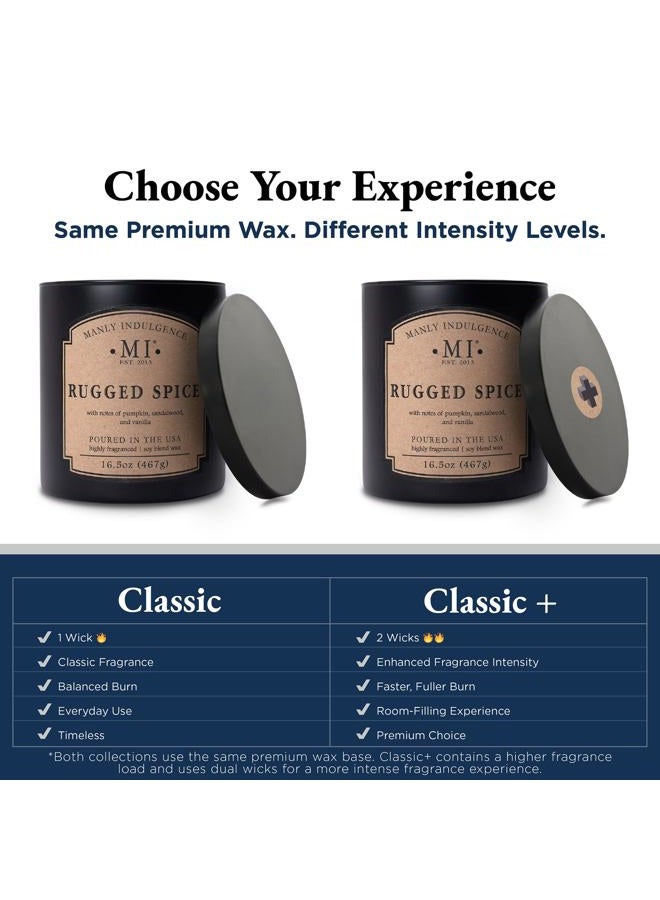 Manly Indulgence Top Guy Scented Candles for Men, 2 Wick, 16.5 oz, Premium Soy Blend Wax, 60H Burn, Candles for Home Scented - Made in The USA - Image 5