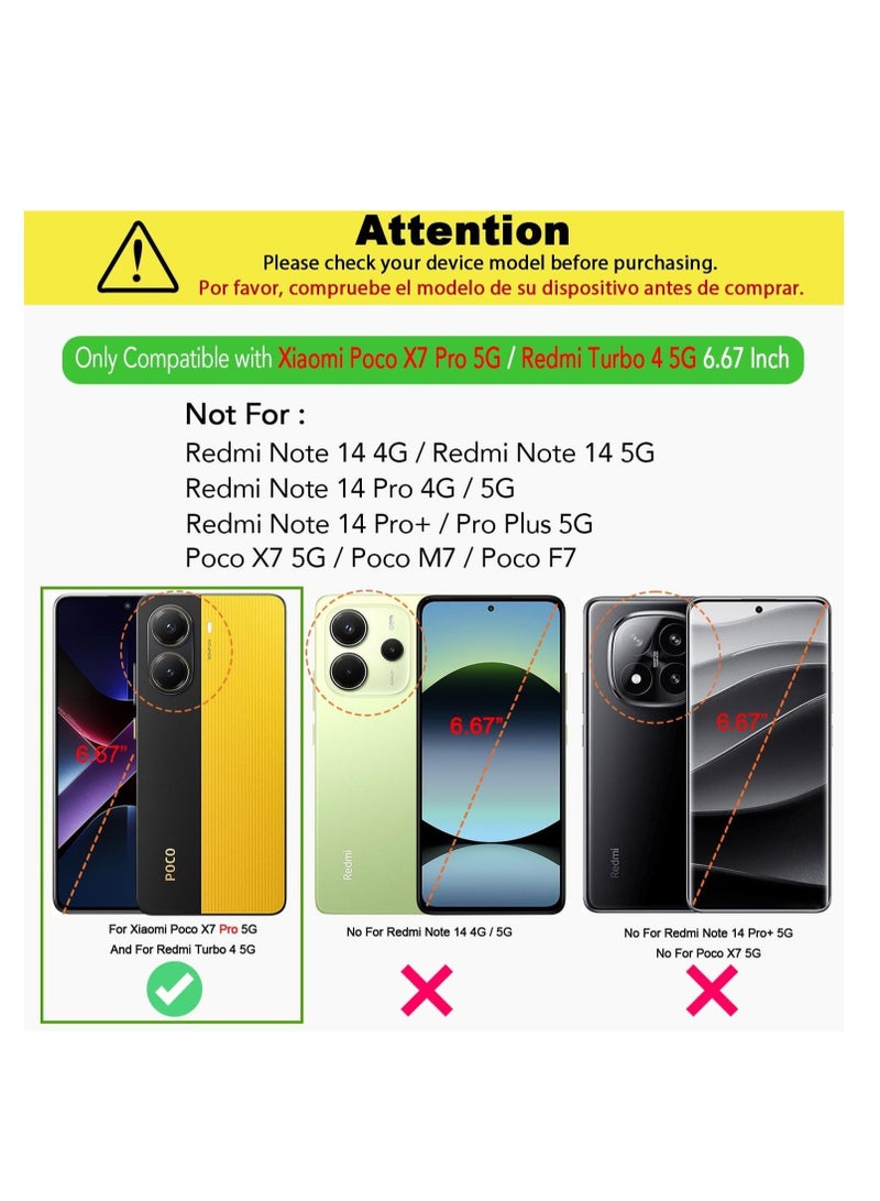 ELTRAZONE غطاء حماية Xiaomi Poco X7 Pro 5G – غطاء بومبر سيليكوني فاخر مع زوايا معززة وحماية للكاميرا، تصميم مضاد للصدمات لهاتف Xiaomi Poco X7 Pro 5G – حماية متينة ونحيفة لهاتفك الذكي - Image 2