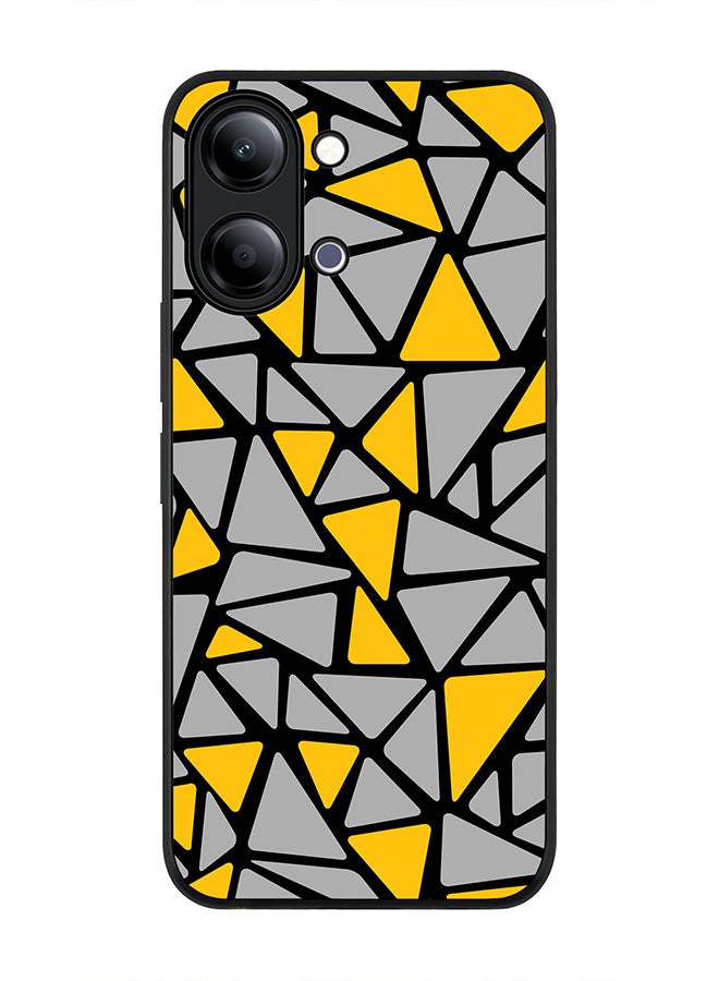 Stylizedd For vivo Y05 4G / Y6t 5G Case,Slim fit Camera Protection, Shockproof Thin Phone cover  - Triabstract - Image 1