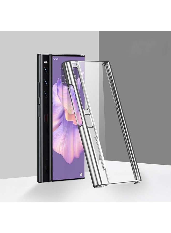 اس-توب جراب لهاتف Huawei Mate Xs 2، جراب هاتف PC مطلي بالكهرباء 6D - Image 1