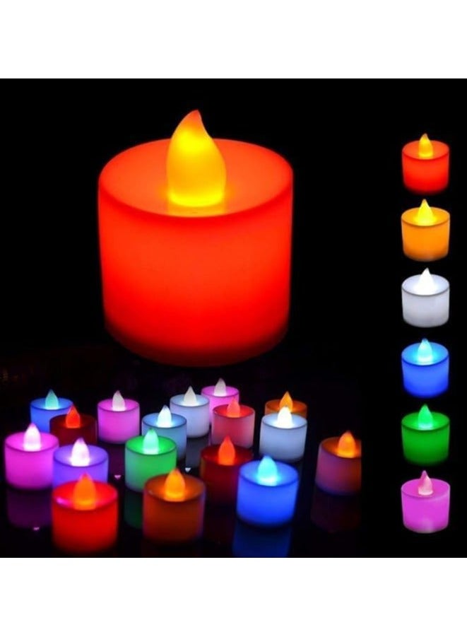 Electronic Candle for Celebrations (Battery-operated, Multicolor, One Piece)  - Image 1