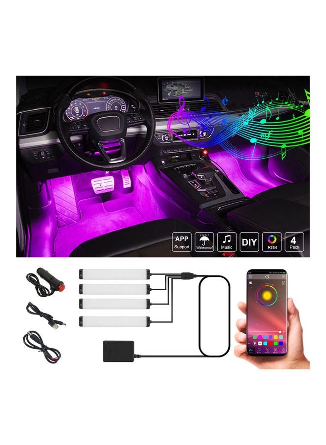 NIBEMINENT Interior Bluetooth Control Strip Lights - Image 1
