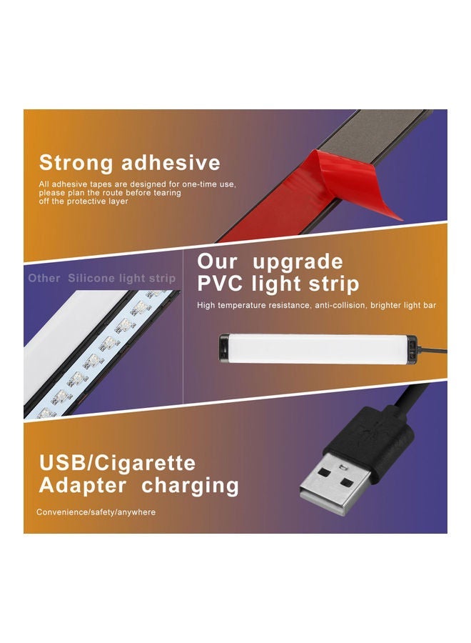 NIBEMINENT Interior Bluetooth Control Strip Lights - Image 2