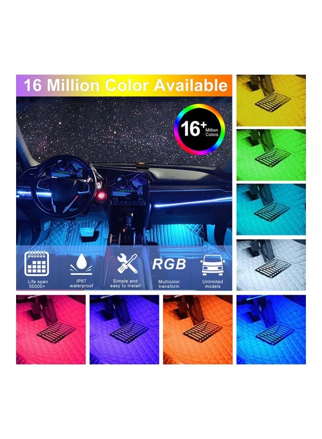 NIBEMINENT Interior Bluetooth Control Strip Lights - Image 5