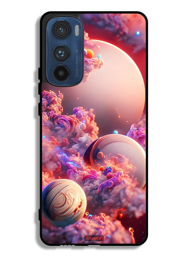 Tolwak Motorola Edge 30 Protective Case Cover Clouds Abstract Art - Image 1