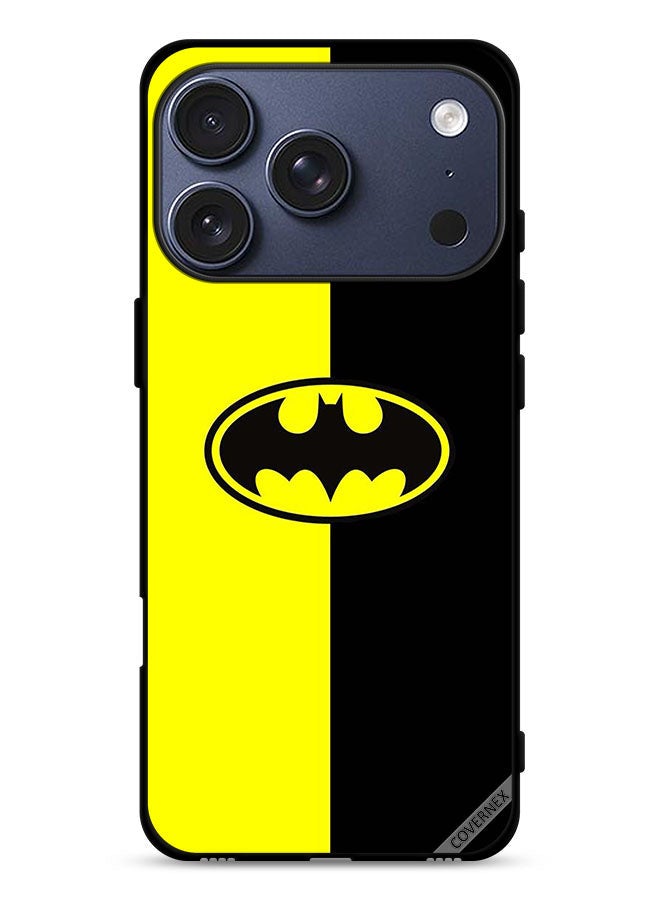 Covernex Apple iPhone 17 Pro Protective Case Cover Batman Logo Clip Art - Image 1
