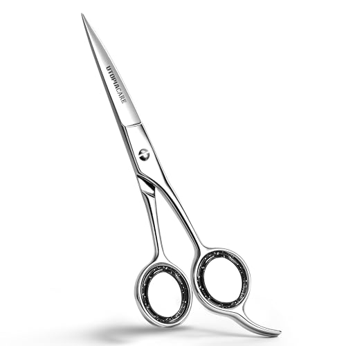 Utopia Care Hair Cutting and Professional Hairdressing Scissors 6.5 Inch, Premium Stainless Steel Shears with Smooth Razor and Sharp Edge Blades for Salons, Men, Women and Kids, Silver - Image 1