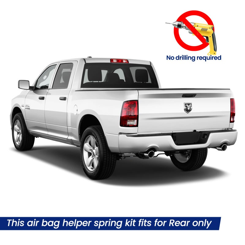 KEIYSHOLCK Air Spring Bag Suspension Kit Compatible with 09-22 Ram 1500/1500 Classic Pickups Heavy Duty Air Ride Helper Spring Bag Ultimate Plus Replacement Load Lift Leveling 1000 lbs - Image 5