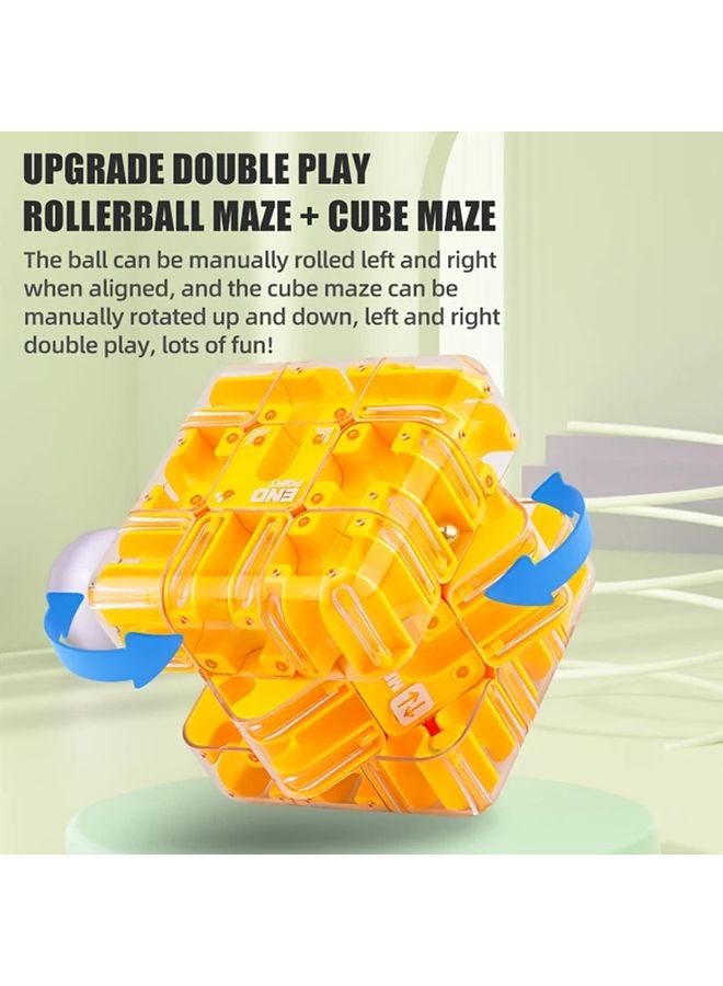 3D Rolling Ball Maze Cube Gravity Puzzle Brain Teaser Game For Adults And Kids - Image 5