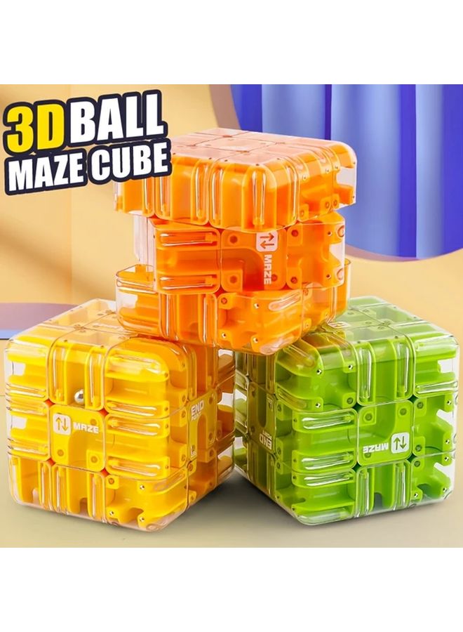 3D Rolling Ball Maze Cube Gravity Puzzle Brain Teaser Game For Adults And Kids - Image 2
