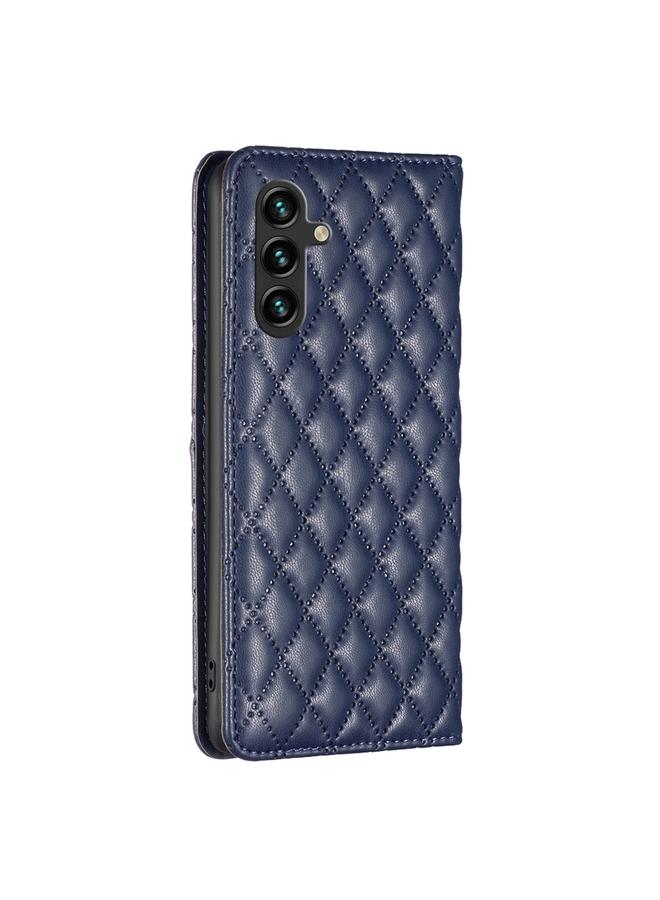 اس-توب جراب لهاتف Samsung Galaxy A14 5G جراب هاتف جلدي مغناطيسي شبكي ماسي - Image 3