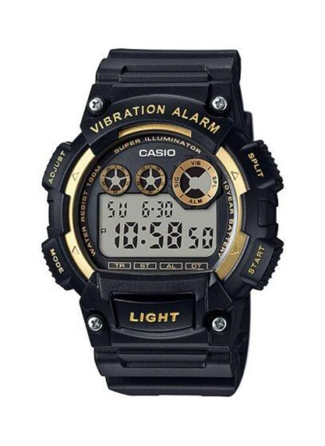 CASIO Men's Digital Display Watch With Black Resin Strap - W-735H-1A2