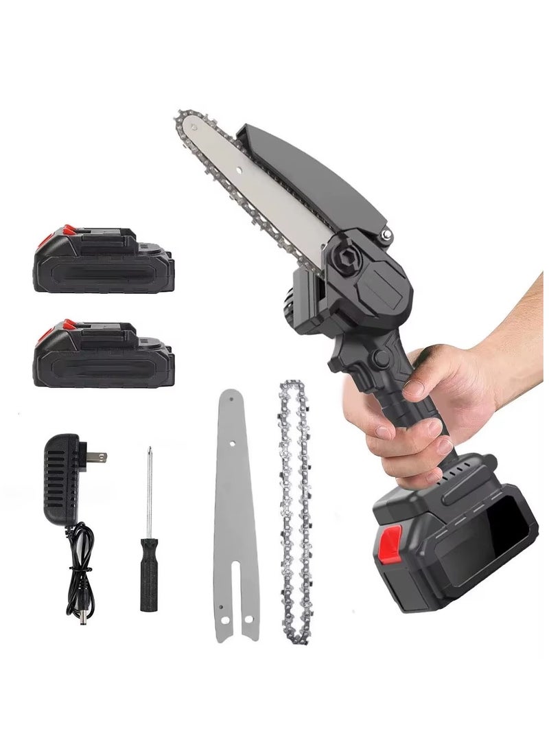 Easy-to-use electric hand saw with a safety switch and 48 volts - Image 1