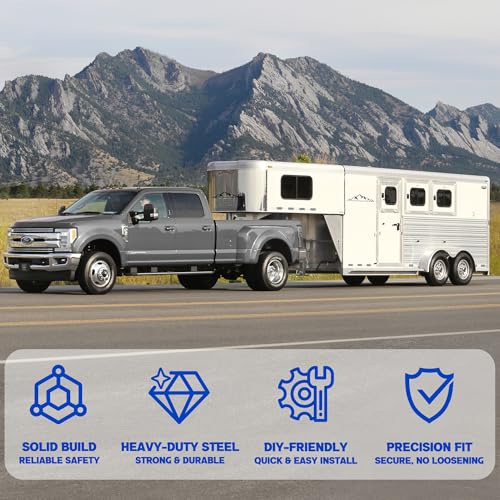 Lonffery Trailer Leaf Spring Hanger Kit for 1-3/4" Double Eye Springs, Single Axle 2000–7000 lbs, Trailer Suspension & Shackle Hardware Kit - Image 5
