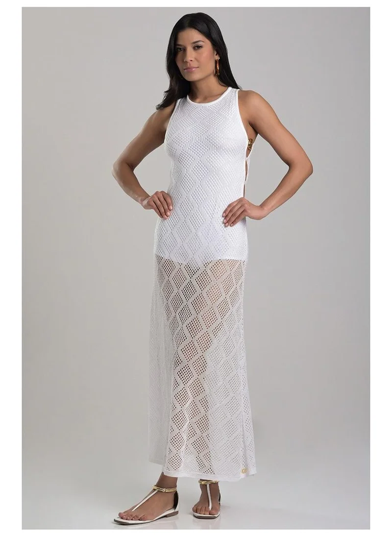 Carmen Steffens  White Tricot Hot Pants Dress for Women | Best Price UAE