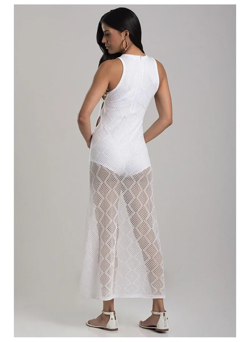 Carmen Steffens  White Tricot Hot Pants Dress for Women | Best Price UAE