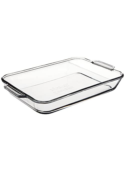 Anchor Hocking Anchor Hocking 48 Quart Rectangular Glass Baking Dish 1 piece tempered tough dishwasher safe 