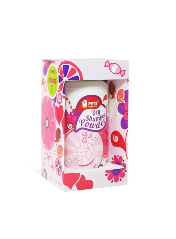 Pets Republic Dry  Powder Shampoo  Pink Suger 500g