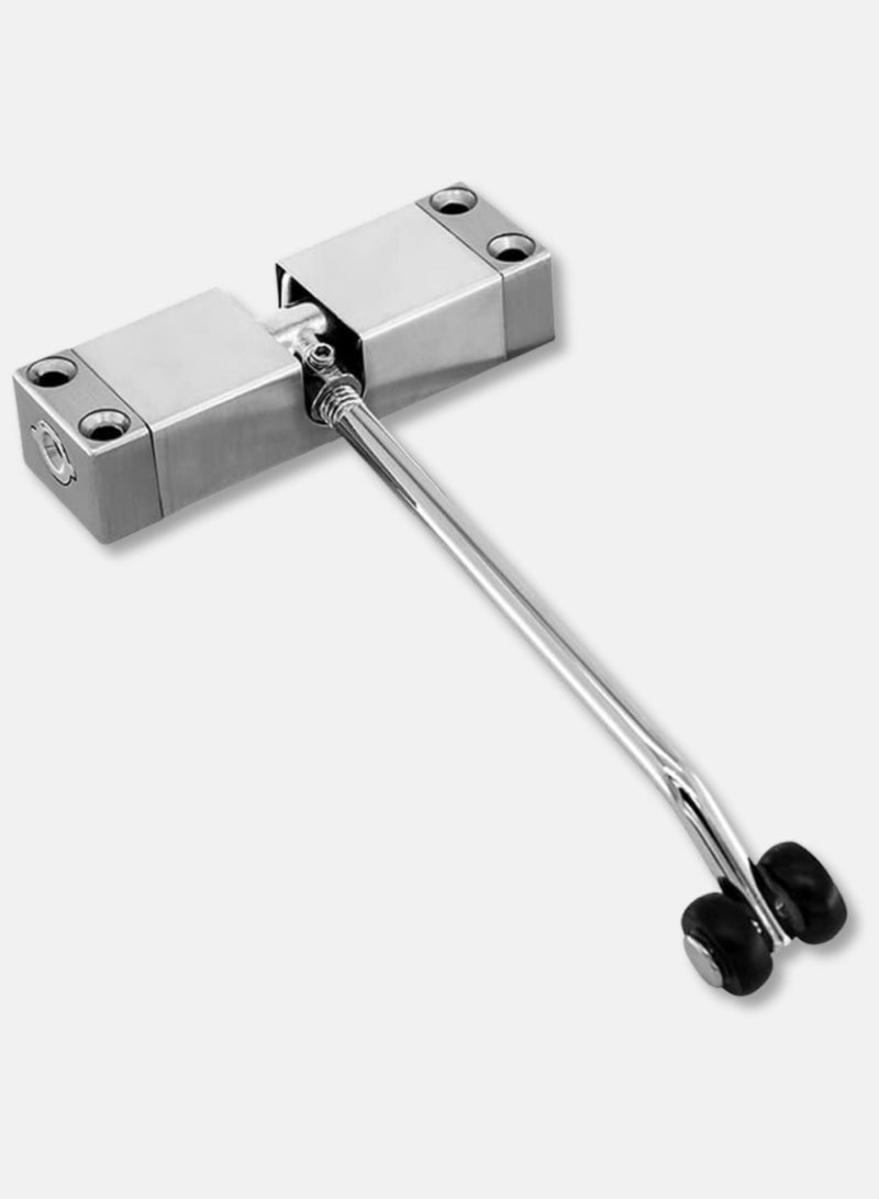 Safety Spring Door Closers, Adjustable Closing Door Hinge, Automatic Quiet Gate Closer Easy to Install, Automatic Stopper Fire Rated, to Convert Hinged Doors to Self Closing Doors (Black) - Image 1