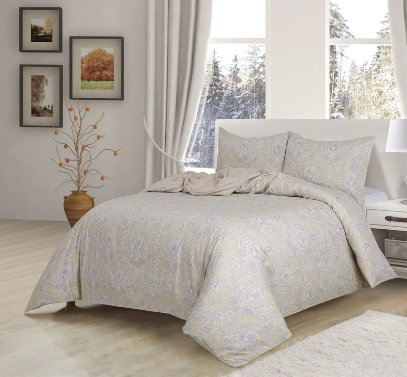 DWELL 200 Thread Count Printed Jasper Duvet Cover Set