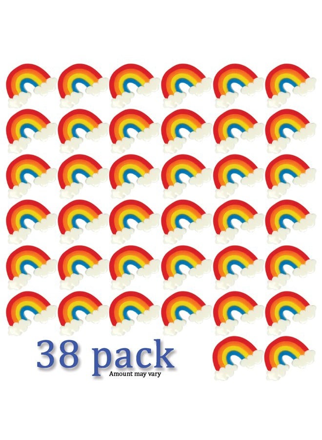 SNACKTERY Rainbow Gummies - Bulk 38 Pk Individually Wrapped Gummy Candy - Rainbow Party Favors for Rainbow Birthday, Unicorn Party, Unicorn Birthday, Unicorn Baby Shower - Party Candy for Goodie Bag Filler - Image 4