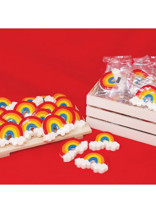 SNACKTERY Rainbow Gummies - Bulk 38 Pk Individually Wrapped Gummy Candy - Rainbow Party Favors for Rainbow Birthday, Unicorn Party, Unicorn Birthday, Unicorn Baby Shower - Party Candy for Goodie Bag Filler - Image 5