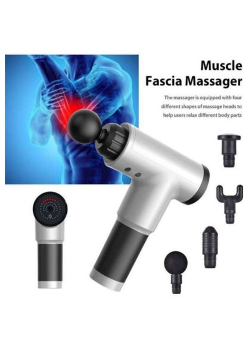 Yuwell Deep Tissue Massage Gun With 4 Massage Heads Muscle Massager Gun For Athletes Powerful Portable Electric Handheld Deep Tissue Body Massager Gun Neck Massager Gun 6 Adjustable Speed Moods - Image 5