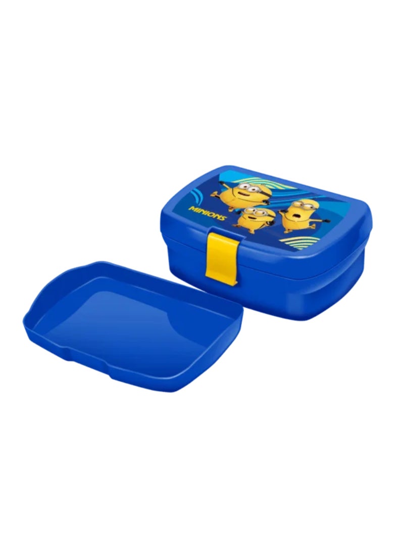 First Kid Minions The Rise of Gru Sandwich Box with Inner Tray Blue and Yellow 630ml 112-11-2106