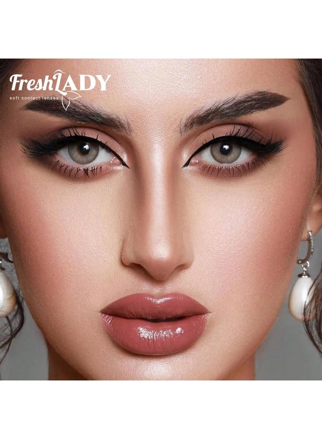 فريش ليدي عدسات لاصقه ملونه للعين - درجة القرفة - Image 1