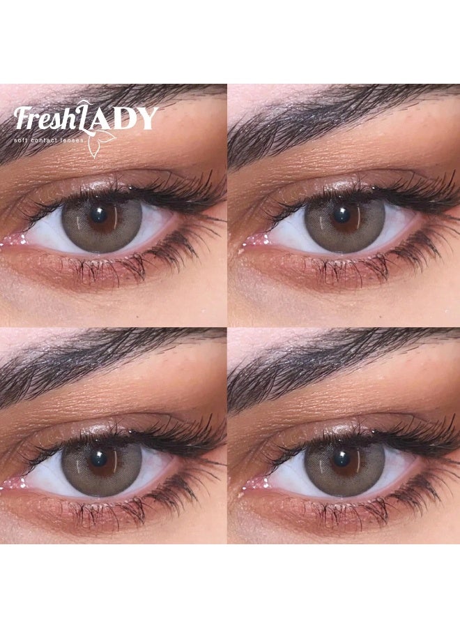 فريش ليدي عدسات لاصقه ملونه للعين - درجة القرفة - Image 3