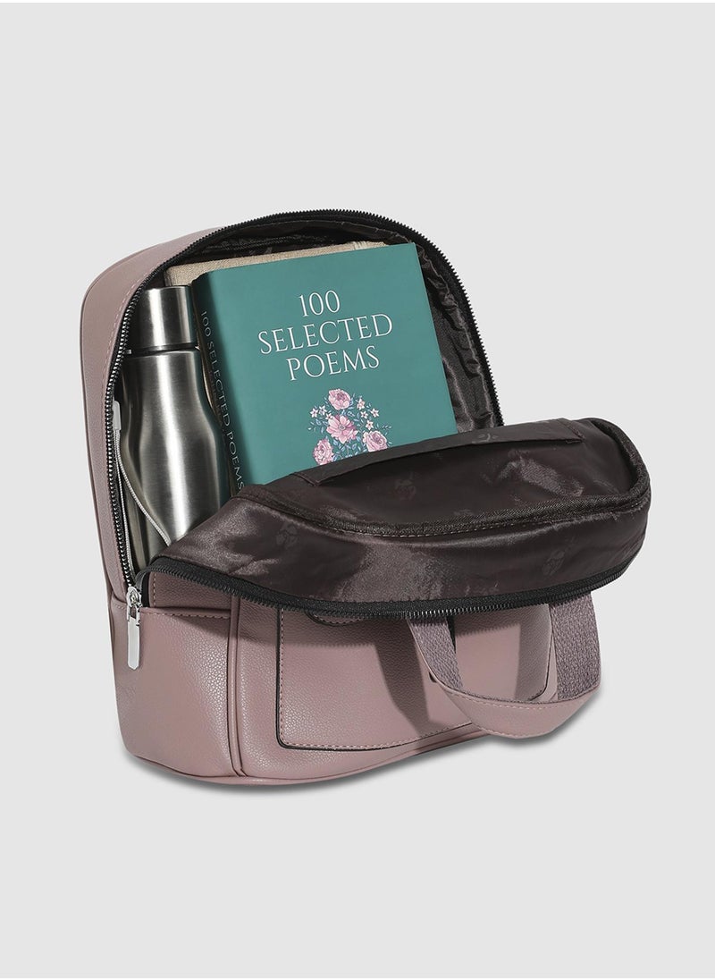 Haute Sauce Top Handle Backpack - Nude Pink  - Image 4