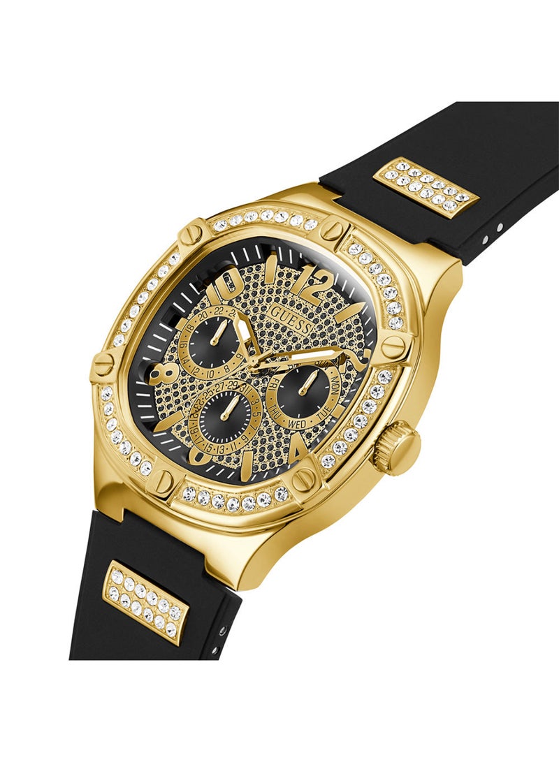 Guess Mens Sport Black Dial Square Case Multi-Function Men Watch GW0641G2 - Image 2