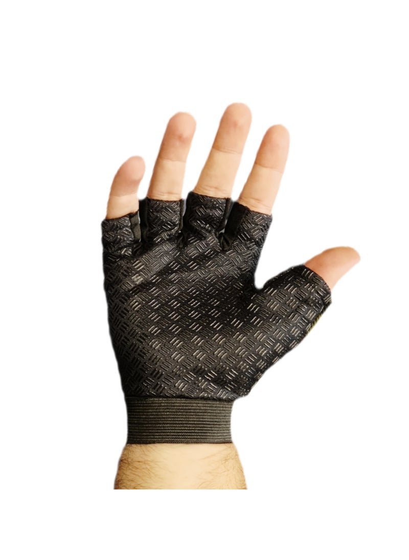 Generic Distinctive half finger sports gloves for gym and motorcycles  - Image 5