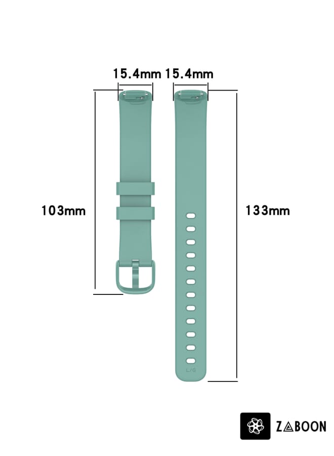 Zaboon Replacement Band For Fitbit Inspire3 Solid Color Silicone , Size:L Size - Image 4
