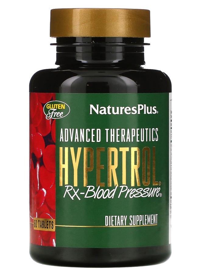 NaturesPlus Advanced Therapeutics Hypertrol RX Blood Pressure 60 Tablets 
